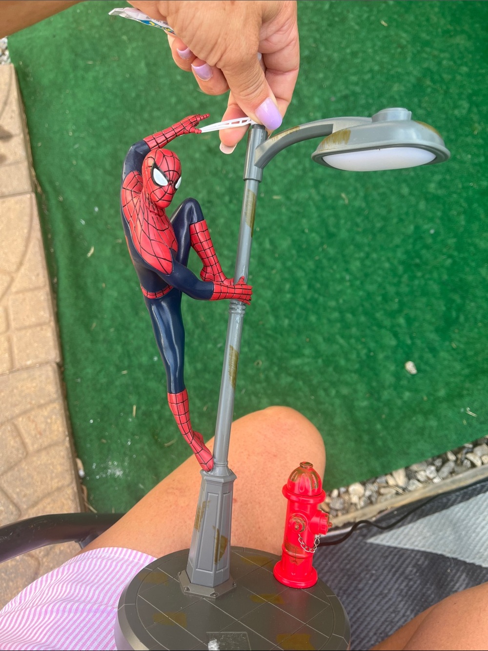 Spider-Man lamp - Picture 3 of 3